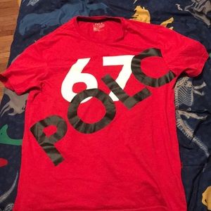 POLO USED T-SHIRT JUST TRYN AGET RID OF To small💙